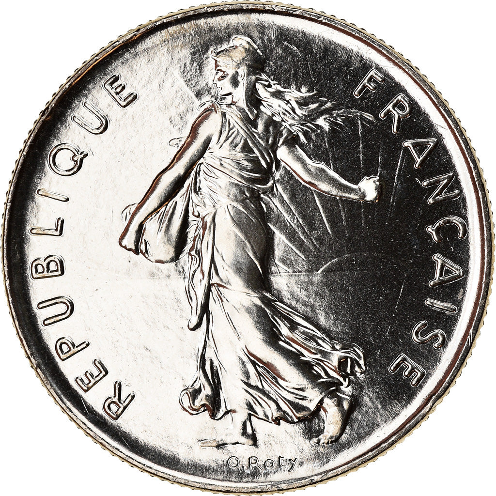Moneda, Francia, Semeuse, 5 Francs, 2001, Paris, BU, FDC, Níquel recubierto de