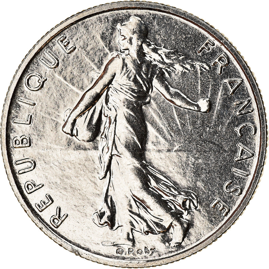Moneta, Francia, Semeuse, 1/2 Franc, 2001, Paris, BU, FDC, Nichel, KM:931.1