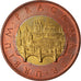Coin, Czech Republic, 50 Korun, 1993, EF(40-45), Bi-Metallic, KM:1
