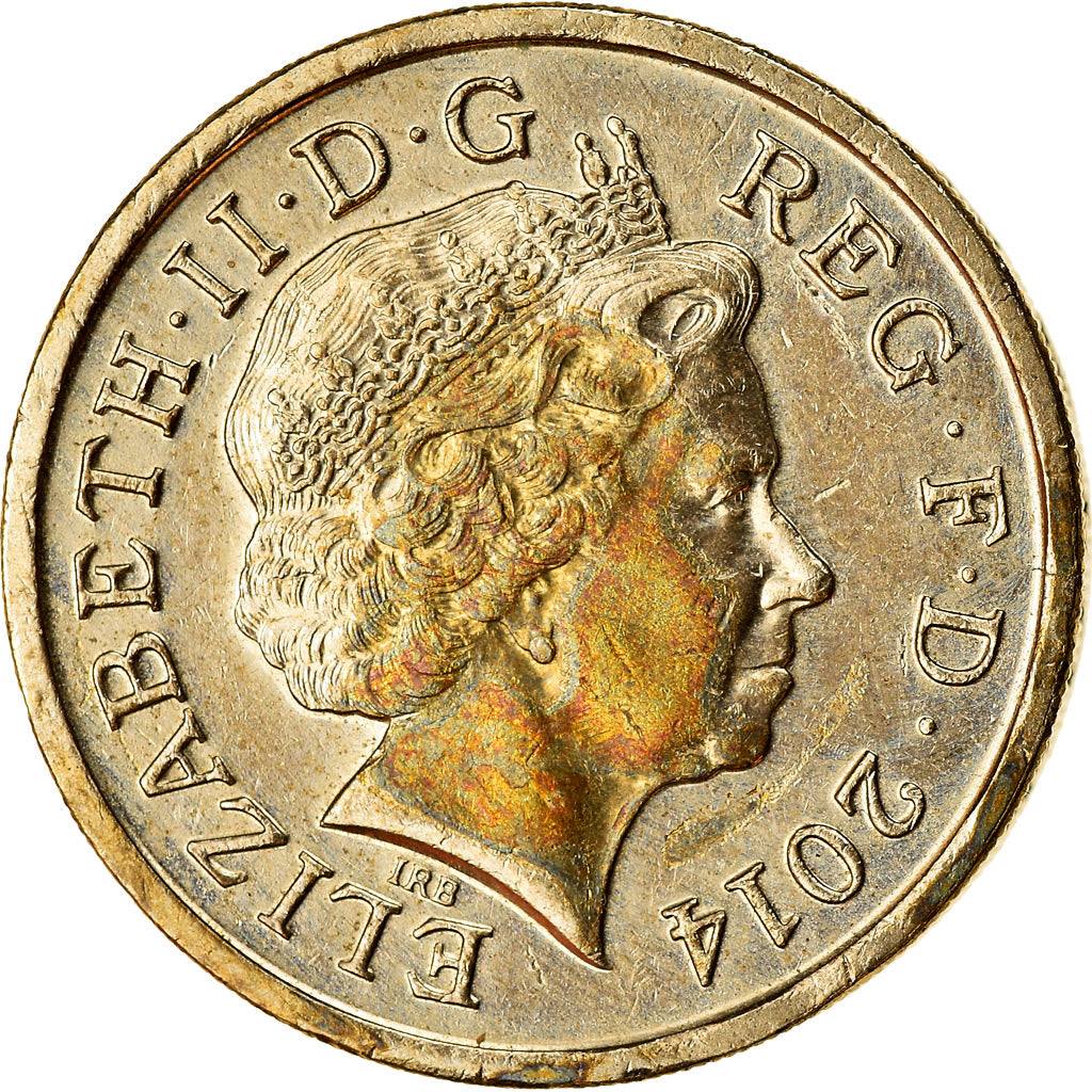 Münze, Großbritannien, Pound, 2014, SS, Nickel-brass