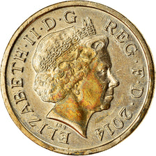 Münze, Großbritannien, Pound, 2014, SS, Nickel-brass