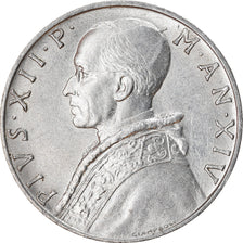 Moneda, CIUDAD DEL VATICANO, Pius XII, 10 Lire, 1952, Roma, MBC+, Aluminio