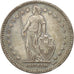 Switzerland, 2 Francs, 1914, Bern, AU(50-53), Silver, KM:21