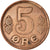 Münze, Dänemark, Christian X, 5 Öre, 1919, Copenhagen, SS, Bronze, KM:814.2