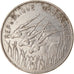 Coin, Gabon, 100 Francs, 1972, Paris, EF(40-45), Nickel, KM:12