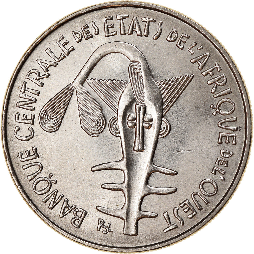 Munten, West Afrikaanse Staten, 100 Francs, 1970, ZF+, Nickel, KM:4