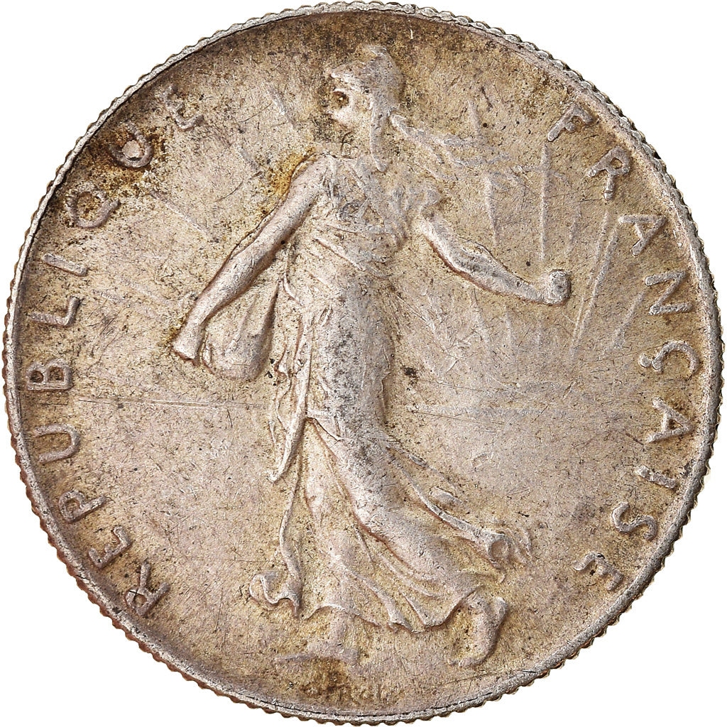 Monnaie, France, Semeuse, 50 Centimes, 1919, Paris, TTB, Argent, Gadoury:420