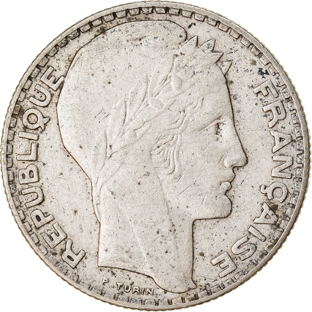 Coin, France, Turin, 10 Francs, 1934, Paris, VF(30-35), Silver, KM:878