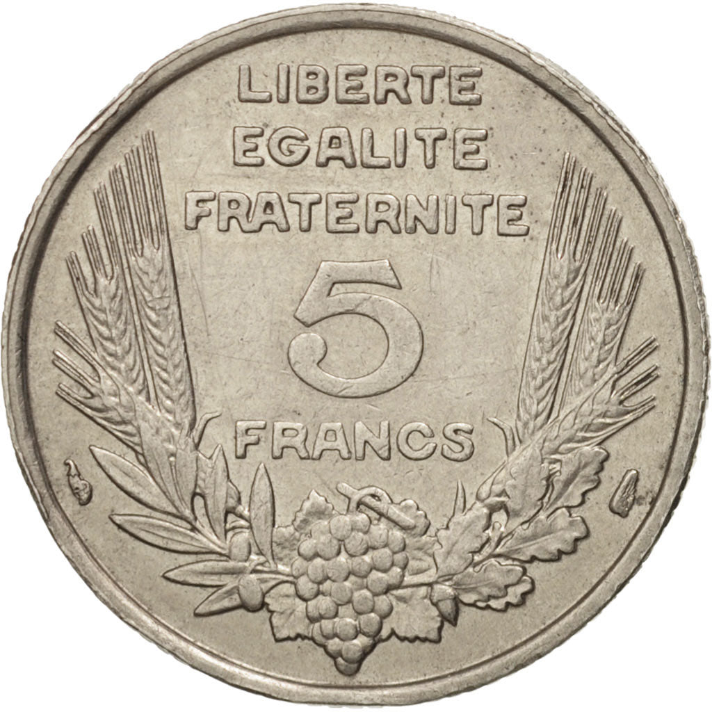 Monnaie, France, Bazor, 5 Francs, 1933, Paris, TB+, Nickel, KM:887, Gadoury:753