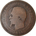 Moneta, Francja, Napoleon III, Napoléon III, 10 Centimes, 1855, Rouen