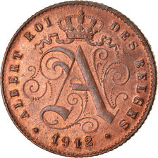 Coin, Belgium, Centime, 1912, AU(50-53), Copper, KM:76