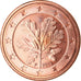 GERMANY - FEDERAL REPUBLIC, 5 Euro Cent, 2013, AU(55-58), Copper Plated Steel