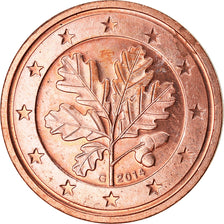 République fédérale allemande, 2 Euro Cent, 2014, SUP, Copper Plated Steel
