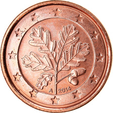 République fédérale allemande, Euro Cent, 2014, SUP, Copper Plated Steel