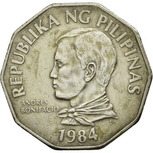 Coin, Philippines, 2 Piso, 1984, EF(40-45), Copper-nickel, KM:244