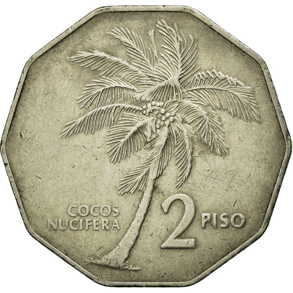 Coin, Philippines, 2 Piso, 1984, EF(40-45), Copper-nickel, KM:244