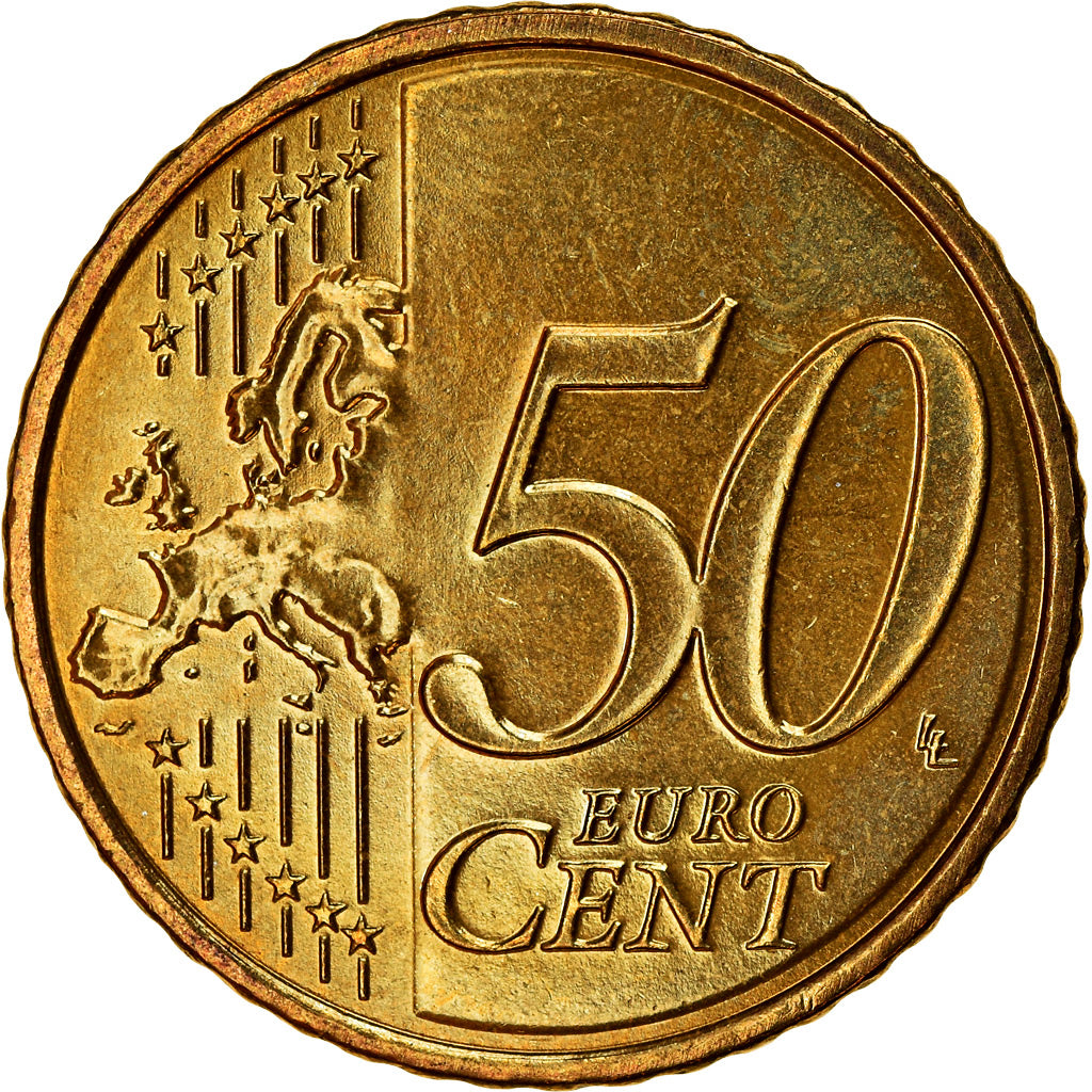 Netherlands, 50 Euro Cent, 2014, AU(55-58), Brass, KM:New