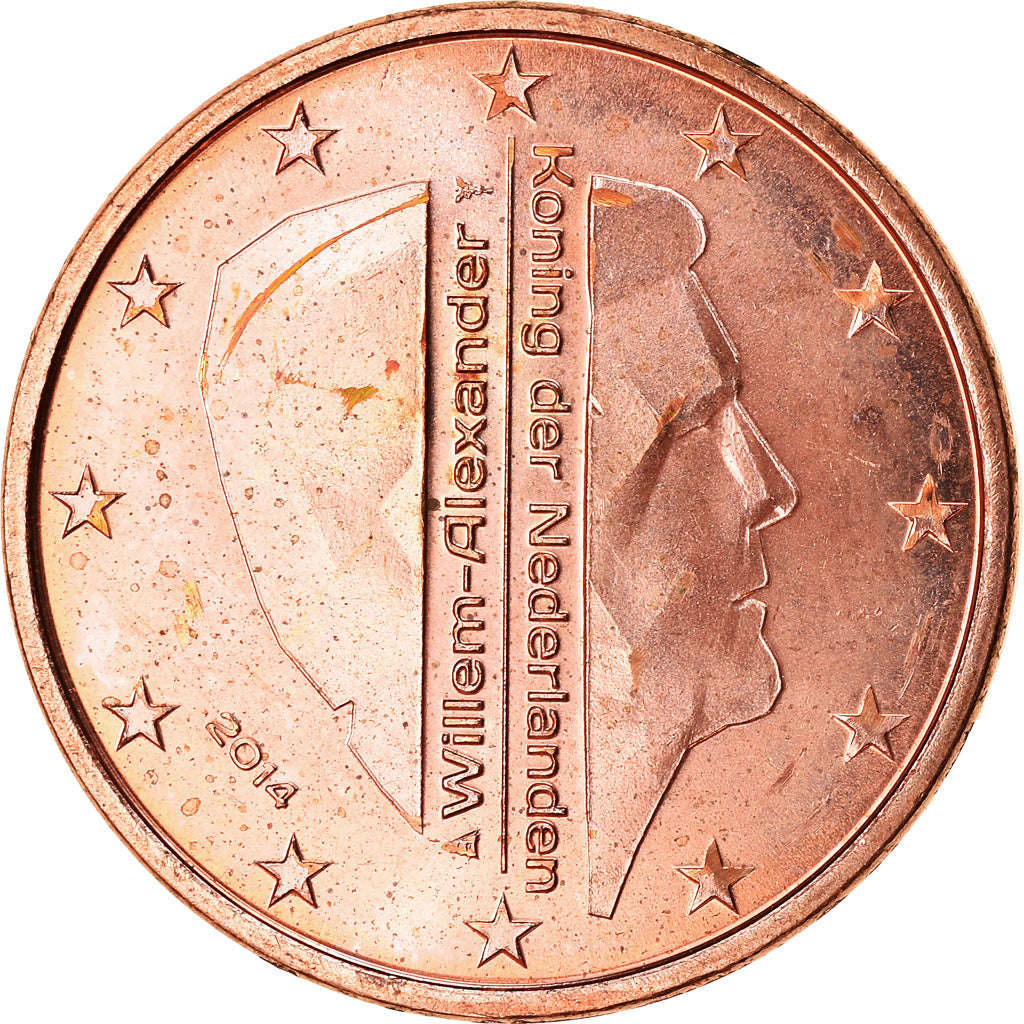 Niederlande, 5 Euro Cent, 2014, SS+, Copper Plated Steel, KM:New