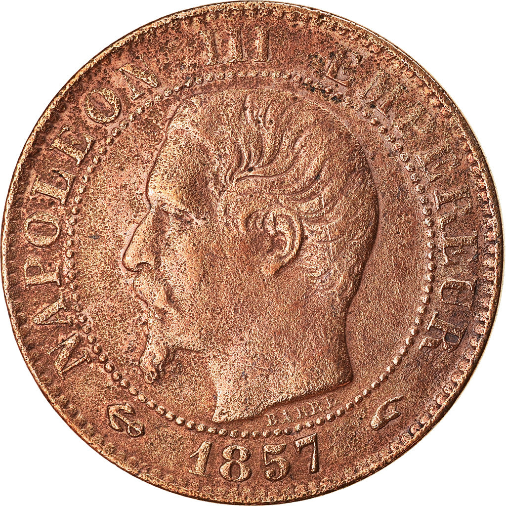 Moneta, Francia, Napoleon III, Napoléon III, 5 Centimes, 1857, Paris, BB