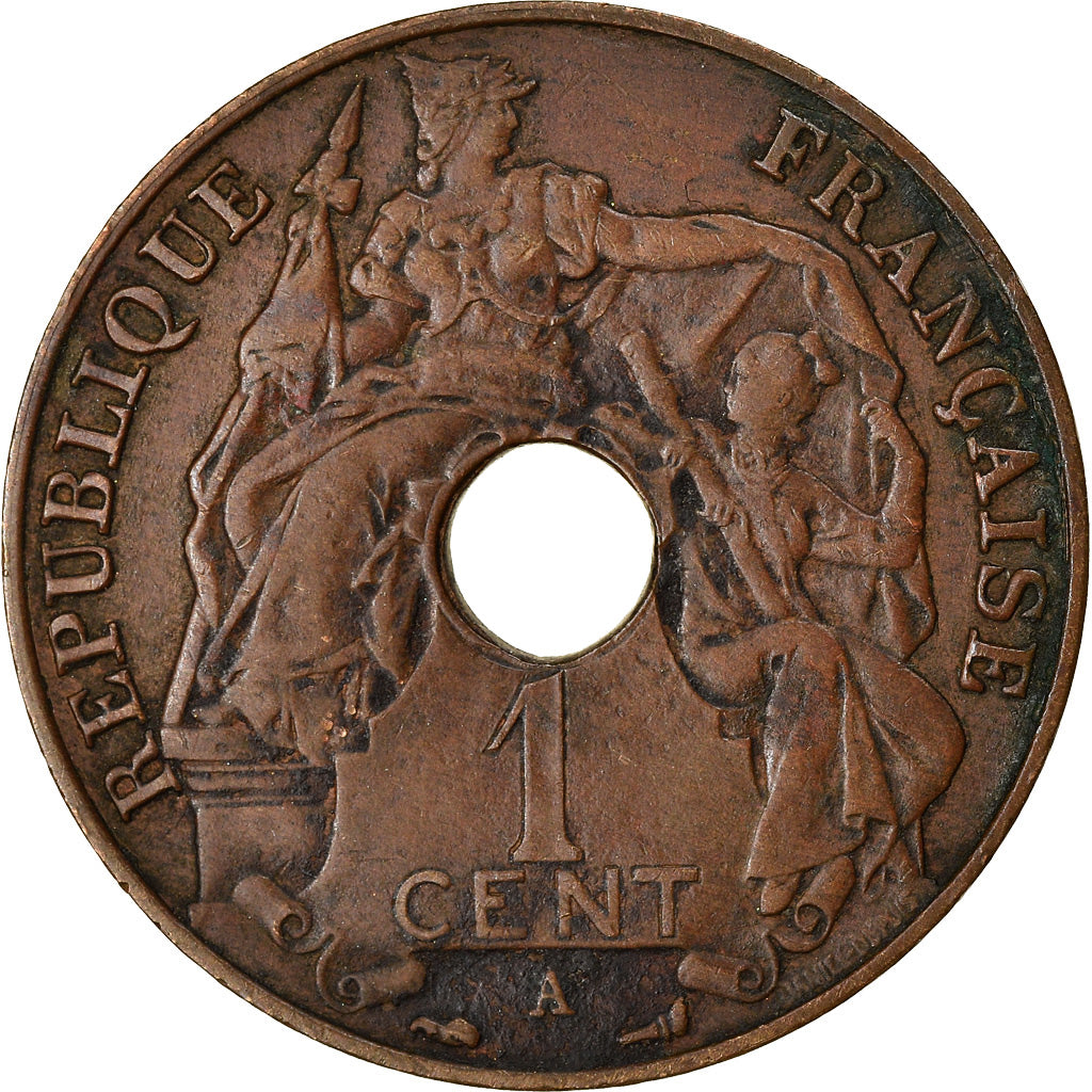 Coin, FRENCH INDO-CHINA, Cent, 1926, Paris, EF(40-45), Bronze, KM:12.1