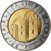 Moneta, San Marino, 500 Lire, 1992, Rome, BB+, Bi-metallico, KM:286