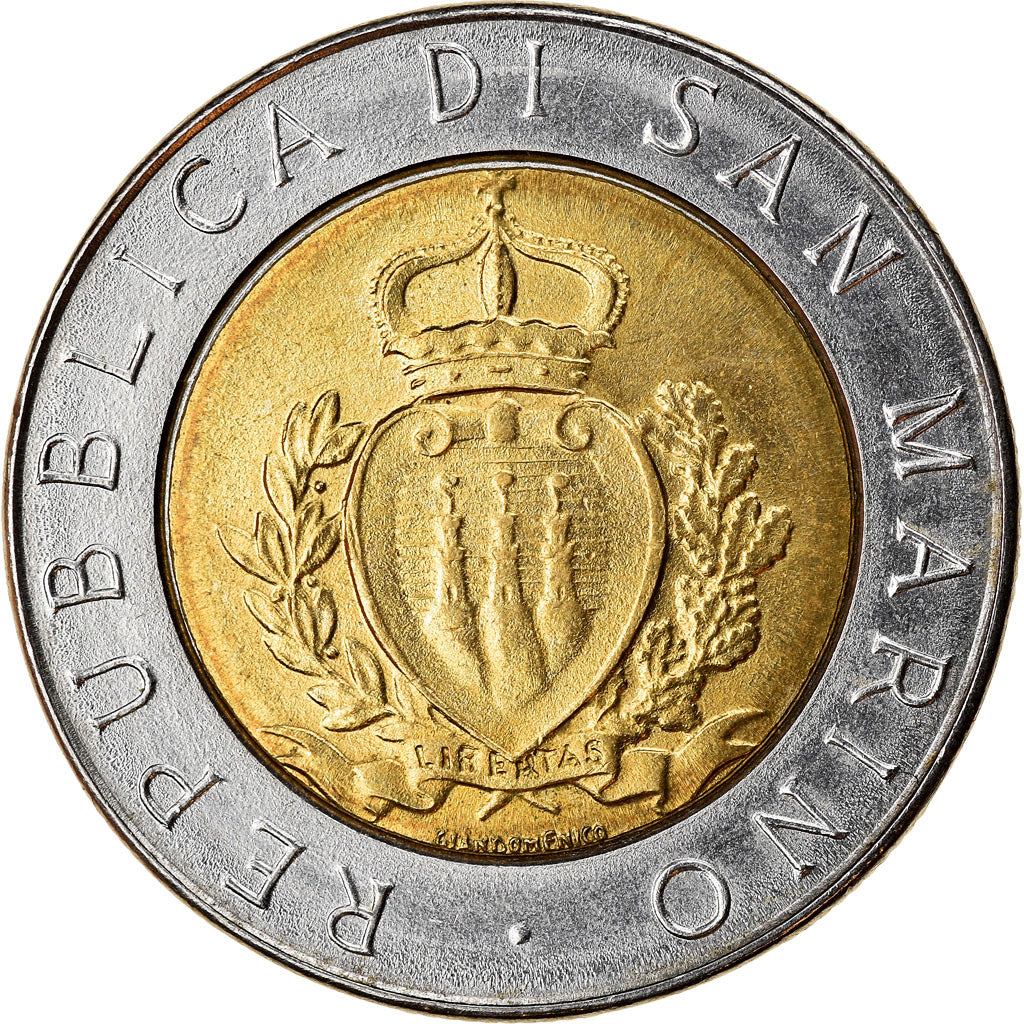 Monnaie, San Marino, 15th Anniversary - Resumption of Coinage, 500 Lire, 1987