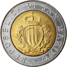 Monnaie, San Marino, 15th Anniversary - Resumption of Coinage, 500 Lire, 1987