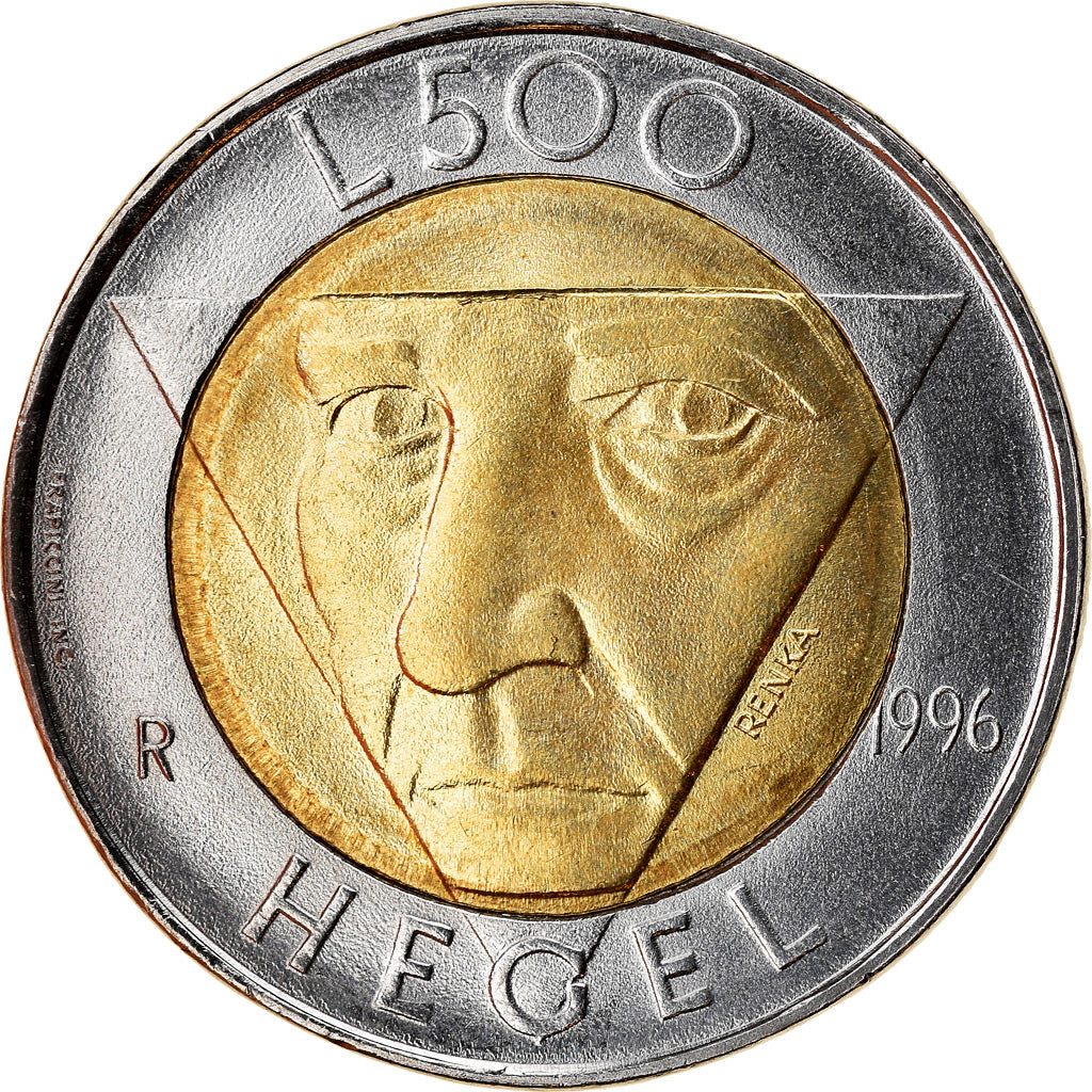 Münze, San Marino, 500 Lire, 1996, Rome, VZ, Bi-Metallic, KM:357