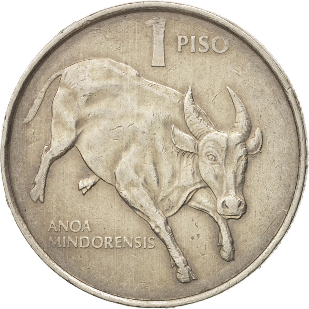 Philippines, Piso, 1988, EF(40-45), Copper-nickel, KM:243.1