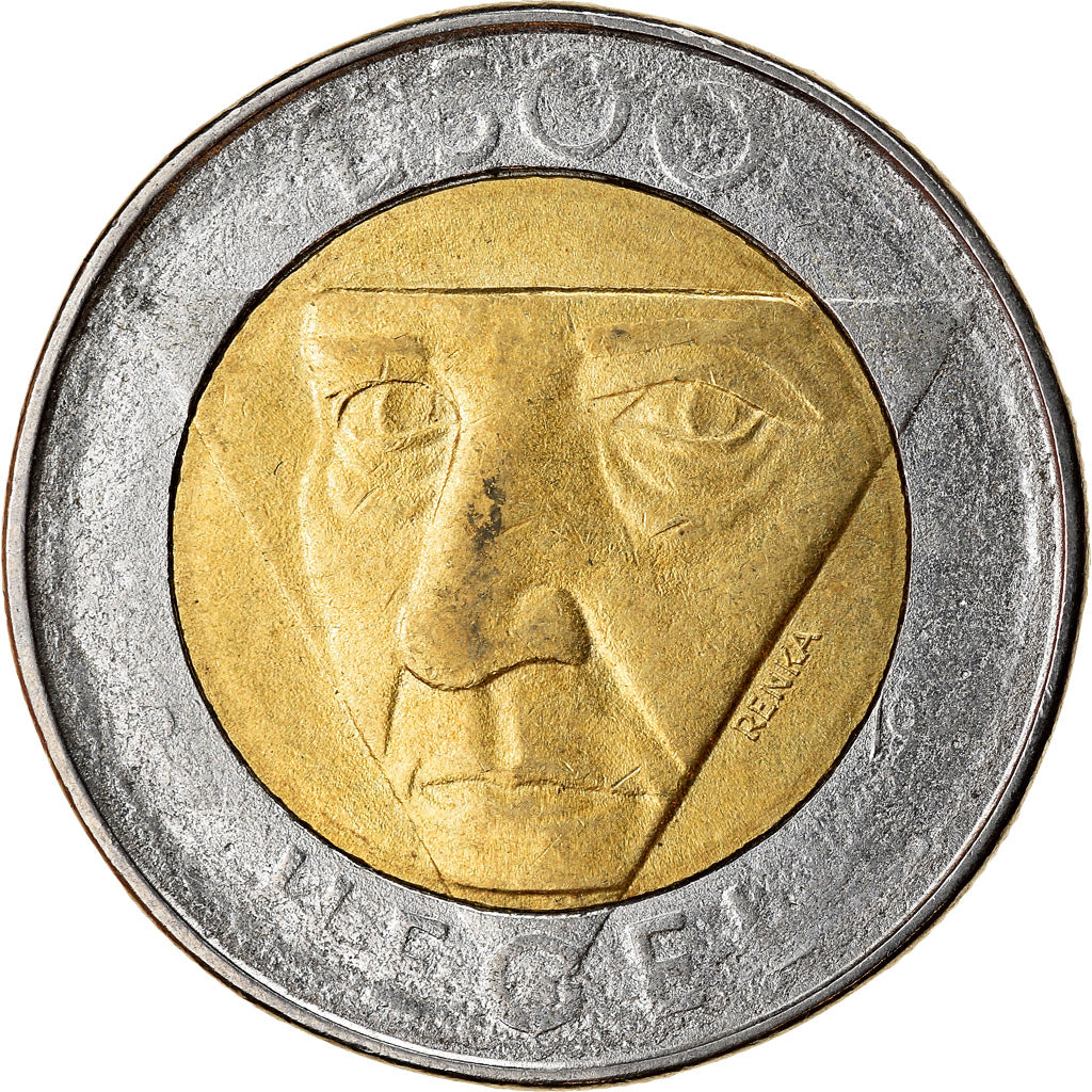 Moneda, San Marino, 500 Lire, 1996, Rome, MBC, Bimetálico, KM:357