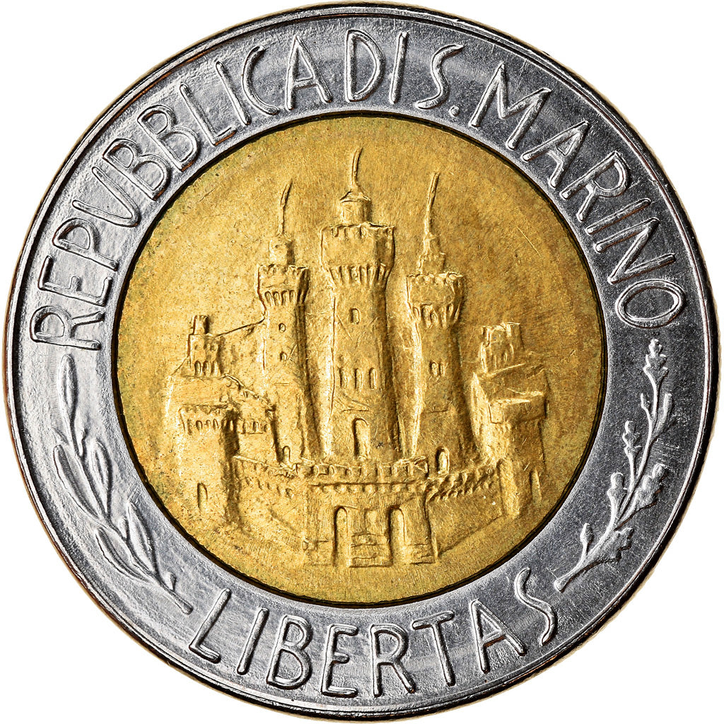 Coin, San Marino, 500 Lire, 1984, Rome, AU(55-58), Bi-Metallic, KM:167