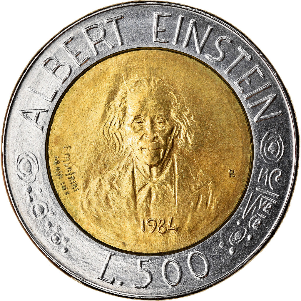 Coin, San Marino, 500 Lire, 1984, Rome, AU(55-58), Bi-Metallic, KM:167