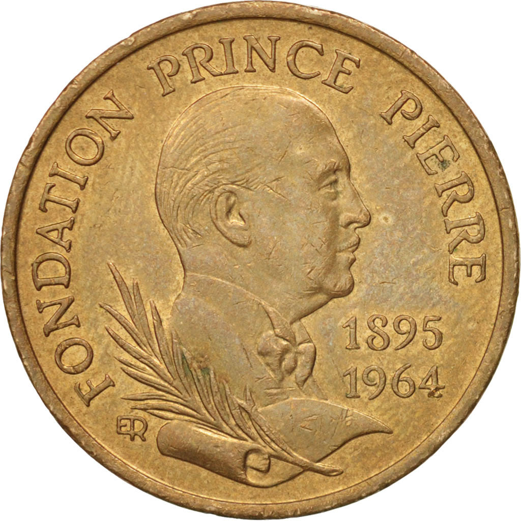 Monaco, Rainier III, 10 Francs, 1989, AU(50-53), KM:162, Gadoury MC 159