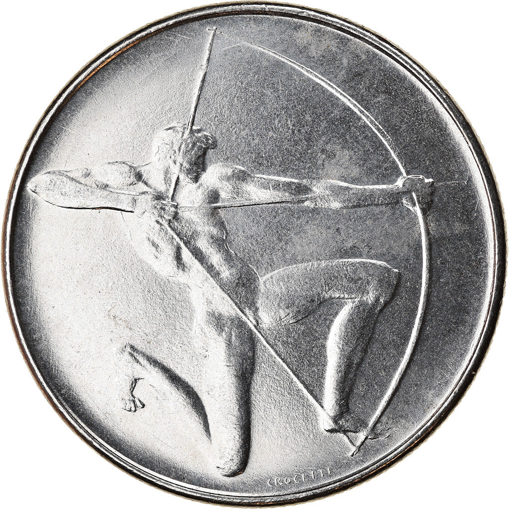 Coin, San Marino, 100 Lire, 1980, Rome, MS(60-62), Steel, KM:108