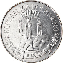 Coin, San Marino, 100 Lire, 1982, Rome, AU(50-53), Steel, KM:137