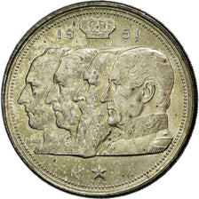 Monnaie, Belgique, 100 Francs, 100 Frank, 1951, TTB+, Argent, KM:139.1