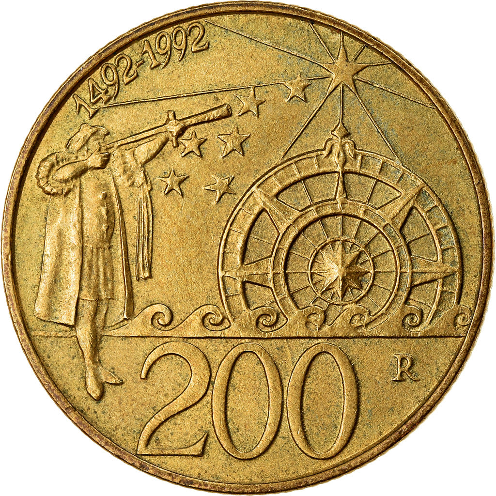 Monnaie, San Marino, 200 Lire, 1992, TTB, Aluminum-Bronze, KM:285