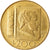 Moneta, San Marino, 200 Lire, 1996, AU(50-53), Aluminium-Brąz, KM:356