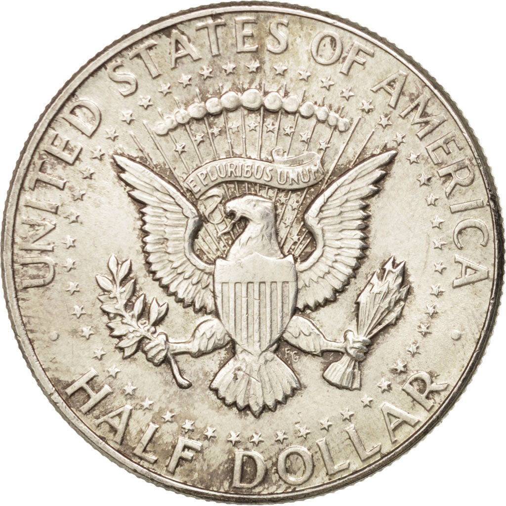 United States, Kennedy Half Dollar, 1964, U.S. Mint, AU(50-53), KM 91