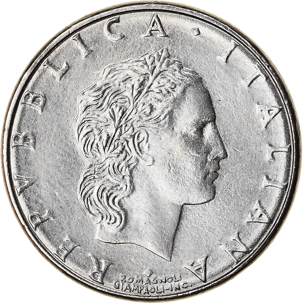 Moneta, Italia, 50 Lire, 1993, Rome, BB+, Acciaio inossidabile, KM:95.2