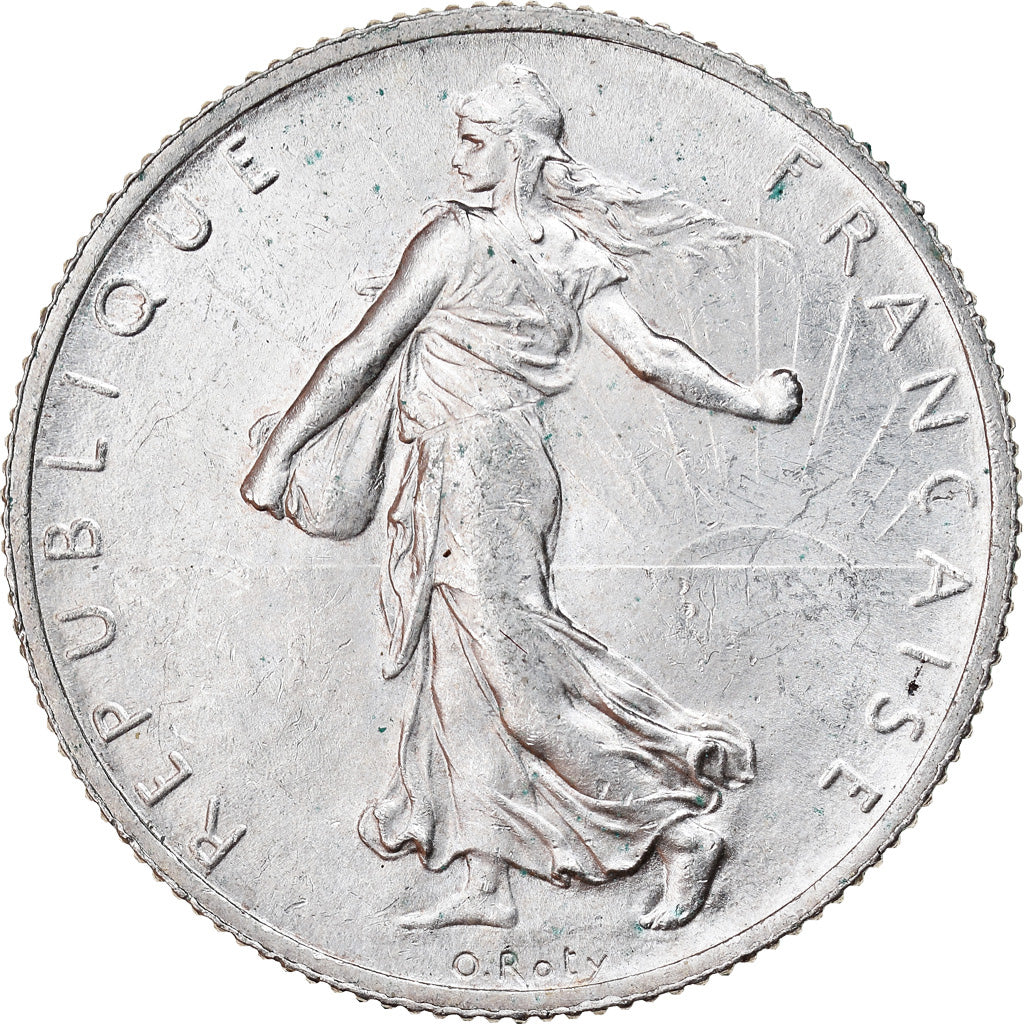 Coin, France, Semeuse, 2 Francs, 1914, Paris, AU(50-53), Silver, KM:845.1