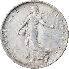 Moneta, Francia, Semeuse, 2 Francs, 1916, Paris, BB, Argento, KM:845.1