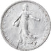Moneda, Francia, Semeuse, Franc, 1918, Paris, MBC+, Plata, KM:844.1, Gadoury:467