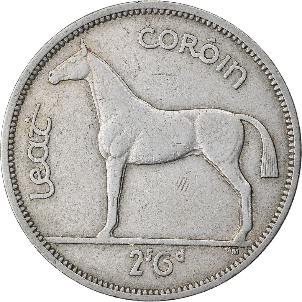 Coin, IRELAND REPUBLIC, 1/2 Crown, 1959, EF(40-45), Copper-nickel, KM:16a