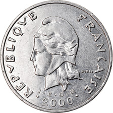 Coin, French Polynesia, 50 Francs, 2000, Paris, EF(40-45), Nickel, KM:13