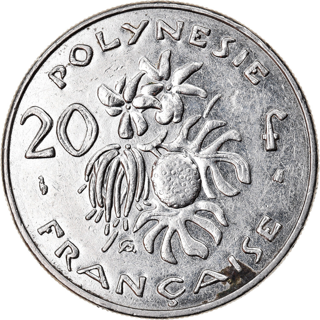 Coin, French Polynesia, 20 Francs, 1999, Paris, EF(40-45), Nickel, KM:9
