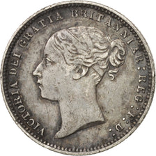 Great Britain, Victoria, 6 Pence, 1875, VF(30-35), Silver, KM:751.1