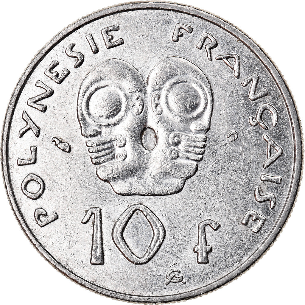 Coin, French Polynesia, 10 Francs, 2001, Paris, EF(40-45), Nickel, KM:8