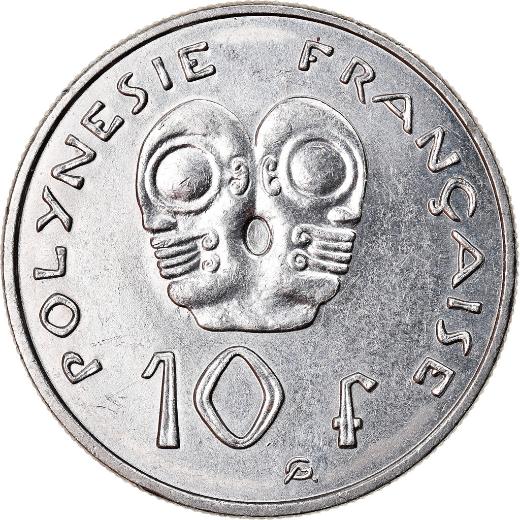 Coin, French Polynesia, 10 Francs, 2003, Paris, EF(40-45), Nickel, KM:8
