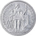 Coin, French Polynesia, 2 Francs, 2002, Paris, MS(63), Aluminum, KM:10